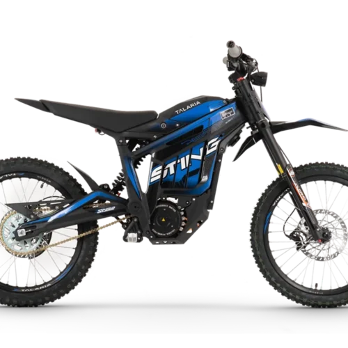 2026070831 Talaria Sting R MX Electric Dirt Bike – Blue/Green Graphics