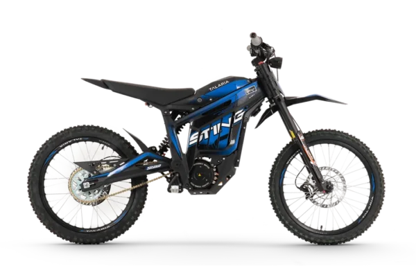2026070831 Talaria Sting R MX Electric Dirt Bike – Blue/Green Graphics